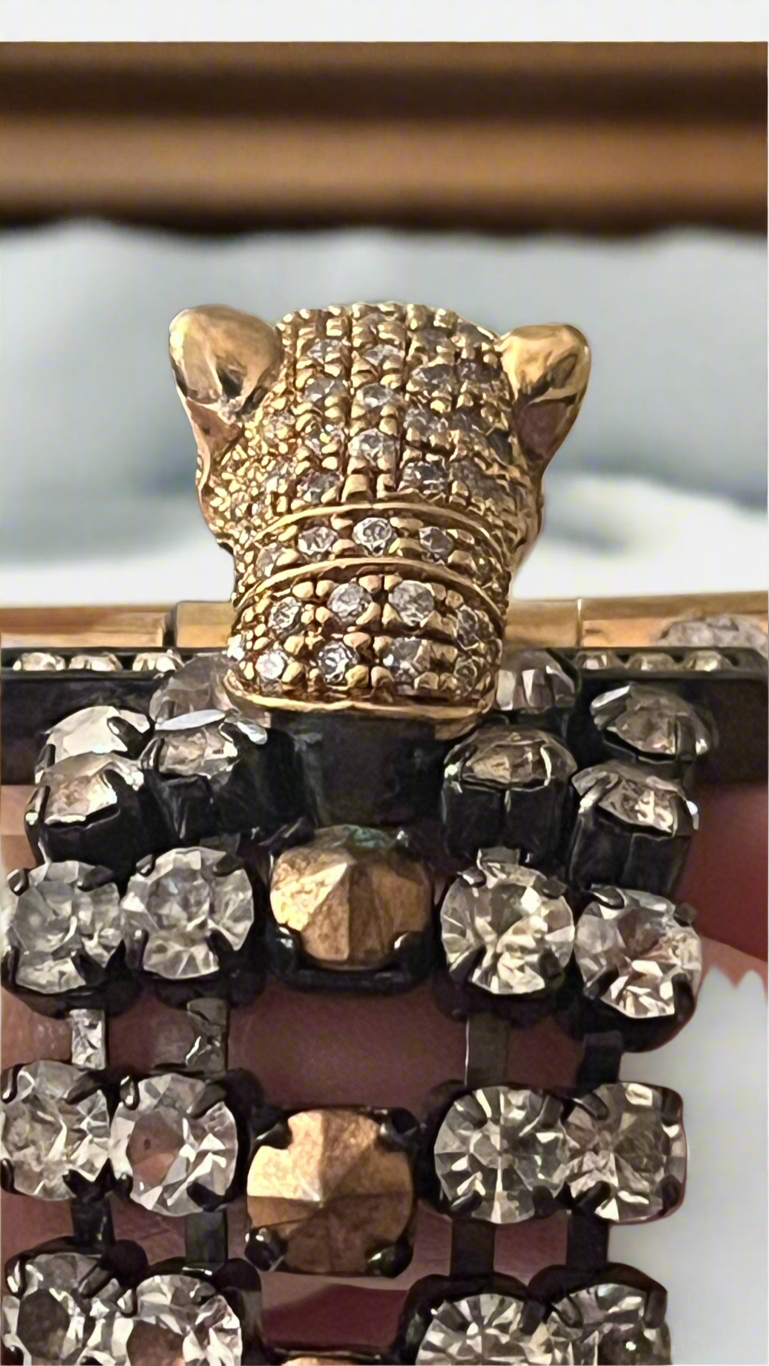 π COMPLETE THE SET: Iosselliani 90s Cheetah Bracelet - Crystal Luxury