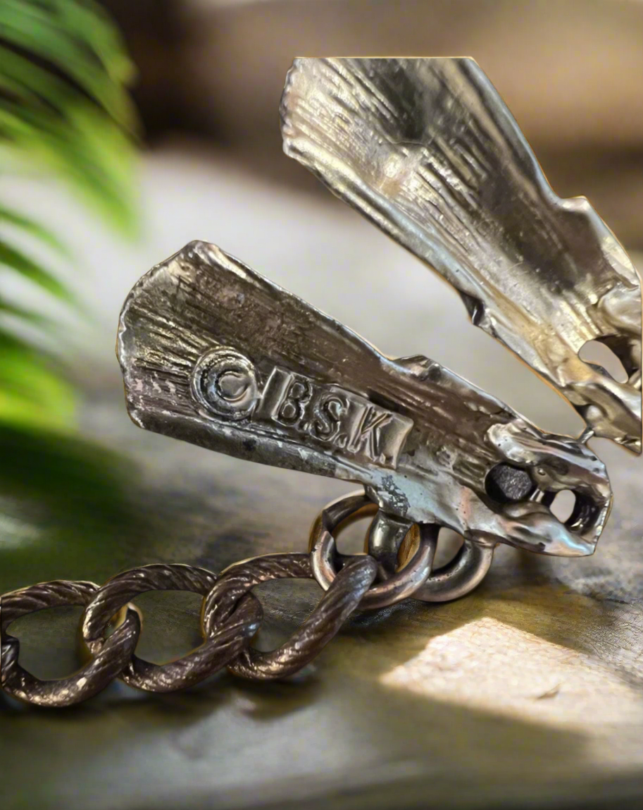 🐛 STATEMENT POWER SET: BSK Cleopatra Scarab Necklace & Bracelet - Ancient Egyptian Glamour