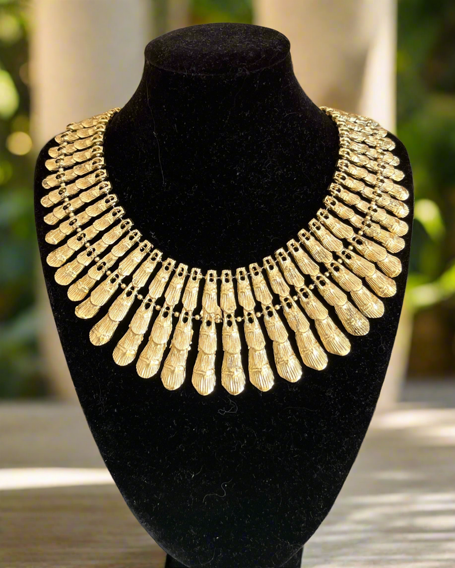 BSK Cleopatra Scarab Wing Bib
