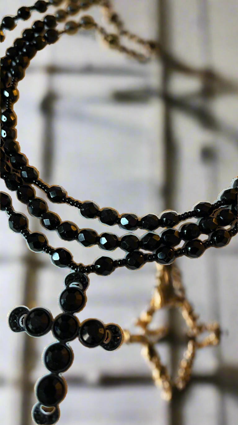 RJ Graziano 80s layered necklace