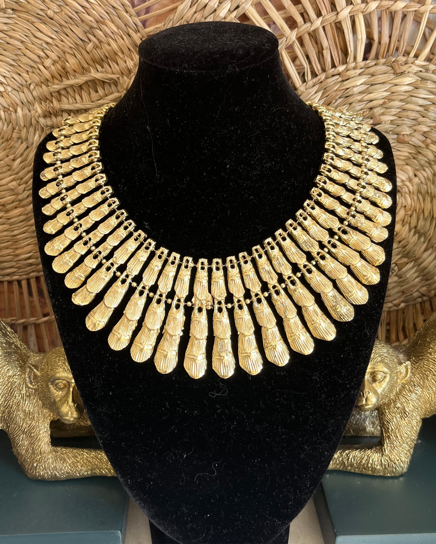 BSK Cleopatra Scarab Wing Bib