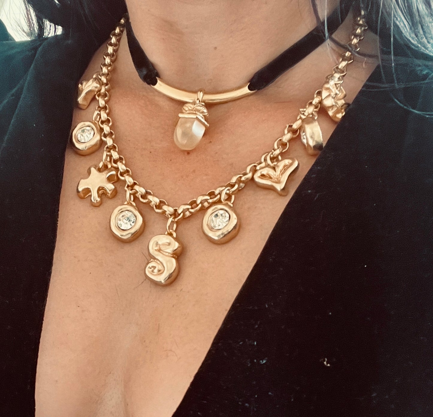 🎨 WEARABLE ART: One-of-a-Kind Anne Ghez Sculptor Necklace