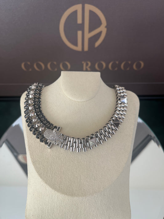 🐆 CONTEMPORARY LUXURY: Iosselliani 90s Panther - Italian Crystal Artistry