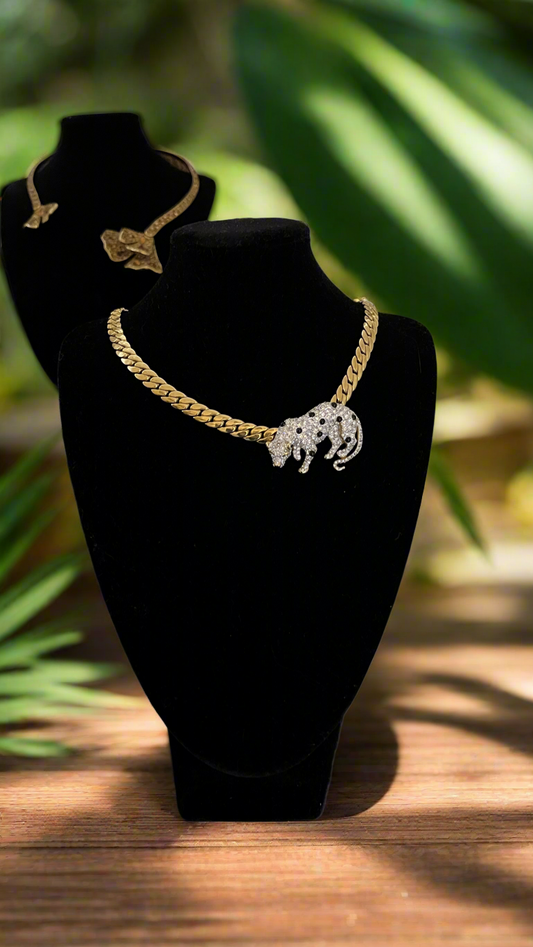 1960s JL Aldenkamp Leopard Collar