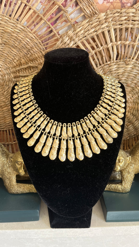 BSK Cleopatra Scarab Wing Bib