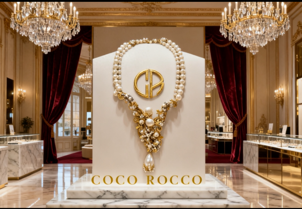 Miriam Haskell Versailles Set — Pearl, Crystal & Gold Wreath Earrings with Double Strand Necklace