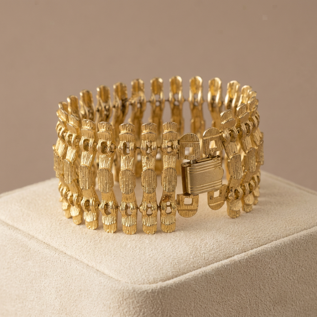 AI-styled BSK Cleopatra bracelet editorial close-up